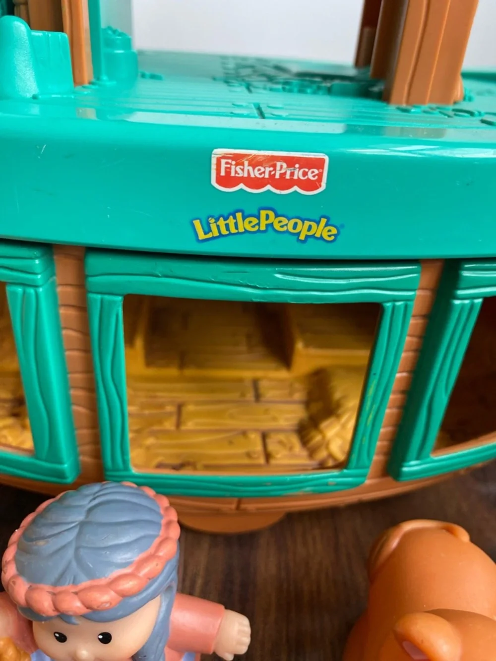Fisher Price Little People Noah’s Ark 2002 with 14 Miscellaneous Figures
